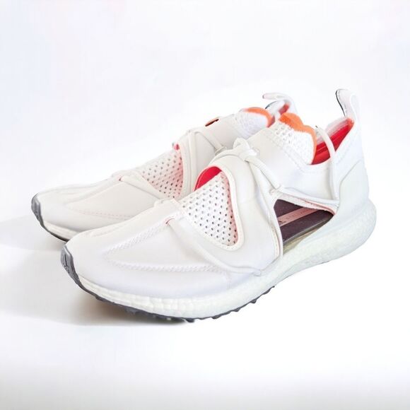 Stella McCartney x Adidas | Cutout Ultra Boost Trainer | White Knit Sneaker Sz 9 - Picture 6 of 15